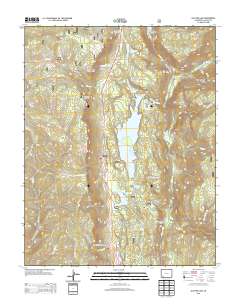 Electra Lake 2013 topographic map thumbnail