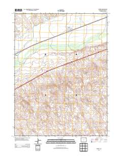 Crook 2013 topographic map thumbnail
