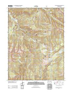 Crooked Creek Pass 2013 topographic map thumbnail
