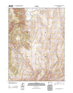 Cross Mountain Canyon 2013 topographic map thumbnail