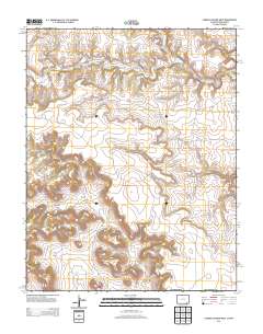 Furnish Canyon West 2013 topographic map thumbnail
