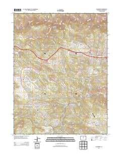 Evergreen 2013 topographic map thumbnail