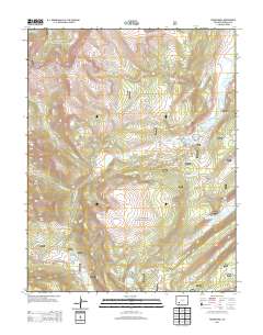 Finger Mesa 2013 topographic map thumbnail