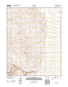 Goshawk Dam 2013 topographic map thumbnail