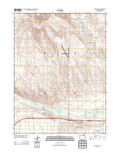 Fort Morgan 2013 topographic map thumbnail