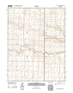 Colony Township NW 2013 topographic map thumbnail