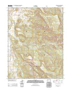 Gibson Gulch 2013 topographic map thumbnail