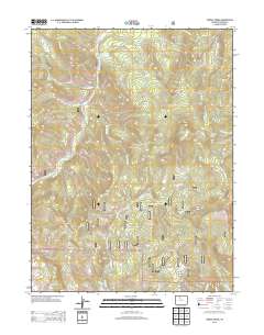 Corral Peaks 2013 topographic map thumbnail