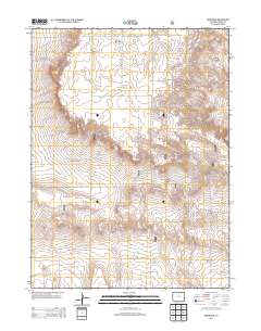 Grover SE 2013 topographic map thumbnail