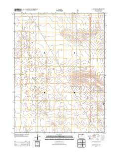 Grover South 2013 topographic map thumbnail