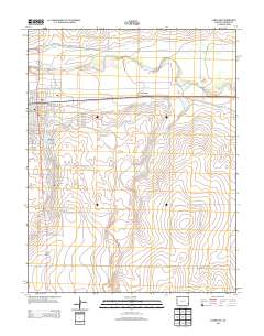 Lamar East 2013 topographic map thumbnail