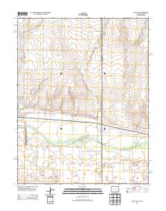 Holly East 2013 topographic map thumbnail