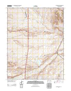 Huerfano Butte 2013 topographic map thumbnail