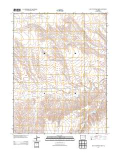 East of Sevenmile Ranch 2013 topographic map thumbnail