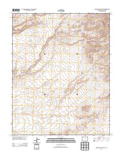Mariano Wash West 2013 topographic map thumbnail