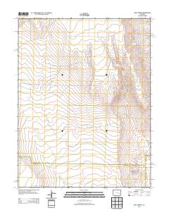 Metz Springs 2013 topographic map thumbnail