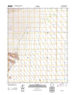 La Garita 2013 topographic map thumbnail