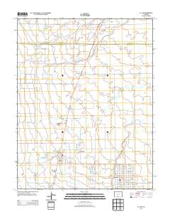La Jara 2013 topographic map thumbnail