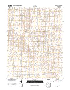 Landsman Hill 2013 topographic map thumbnail