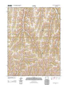 McCarthy Gulch 2013 topographic map thumbnail