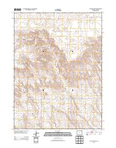 Haystack Butte 2013 topographic map thumbnail
