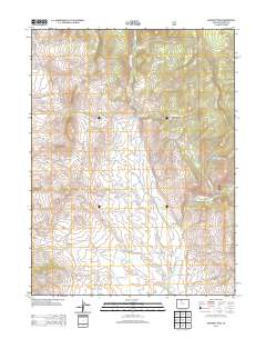 Gunsight Pass 2013 topographic map thumbnail
