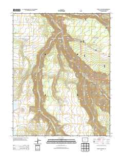 Gurley Canyon 2013 topographic map thumbnail