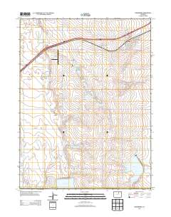 Keenesburg 2013 topographic map thumbnail
