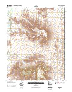 Manassa NE 2013 topographic map thumbnail