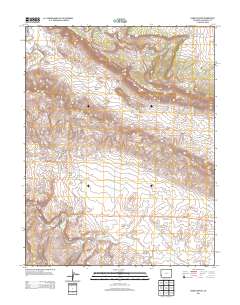 Hamm Canyon 2013 topographic map thumbnail