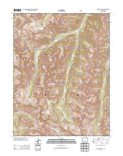 Maroon Bells 2013 topographic map thumbnail