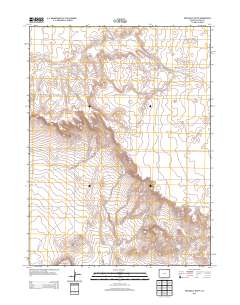 Kirchnavy Butte 2013 topographic map thumbnail