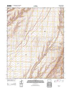 Kline 2013 topographic map thumbnail