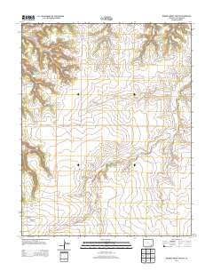 Robbers Roost Canyon 2013 topographic map thumbnail