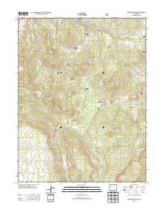 Porter Mountain 2013 topographic map thumbnail