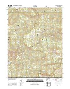 Quaker Mesa 2013 topographic map thumbnail