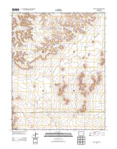 Rock Canyon 2013 topographic map thumbnail