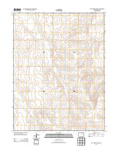 Potty Brown Creek 2013 topographic map thumbnail