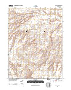 Powder Wash 2013 topographic map thumbnail