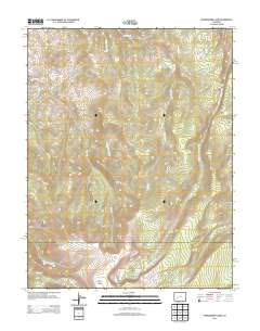 Powderhorn Lakes 2013 topographic map thumbnail