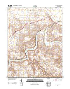 Ruby Canyon 2013 topographic map thumbnail