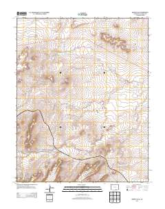 Mooney Hills 2013 topographic map thumbnail