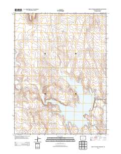 North Sterling Reservoir 2013 topographic map thumbnail