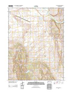 Mount Harris 2013 topographic map thumbnail
