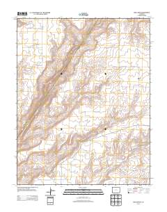Ruin Canyon 2013 topographic map thumbnail