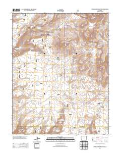 Narraguinnep Mountain 2013 topographic map thumbnail