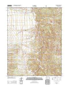 Nathrop 2013 topographic map thumbnail