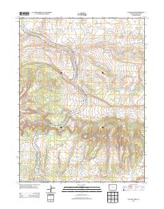 Plug Hat Rock 2013 topographic map thumbnail