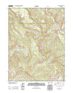 Pagoda Peak 2013 topographic map thumbnail