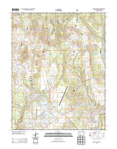 Pagosa Springs 2013 topographic map thumbnail